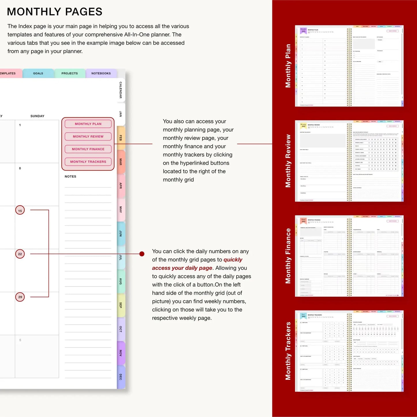 Premium Digital Planner bundle 2025 2026